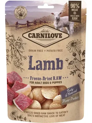 Op = Op Carnilove Freeze-Dried Raw Snacks Lamb 60 g