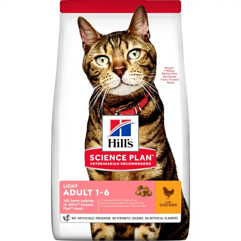 Hill‘s Science Plan Feline Adult Light Chicken 1,5 kg Goedkoop