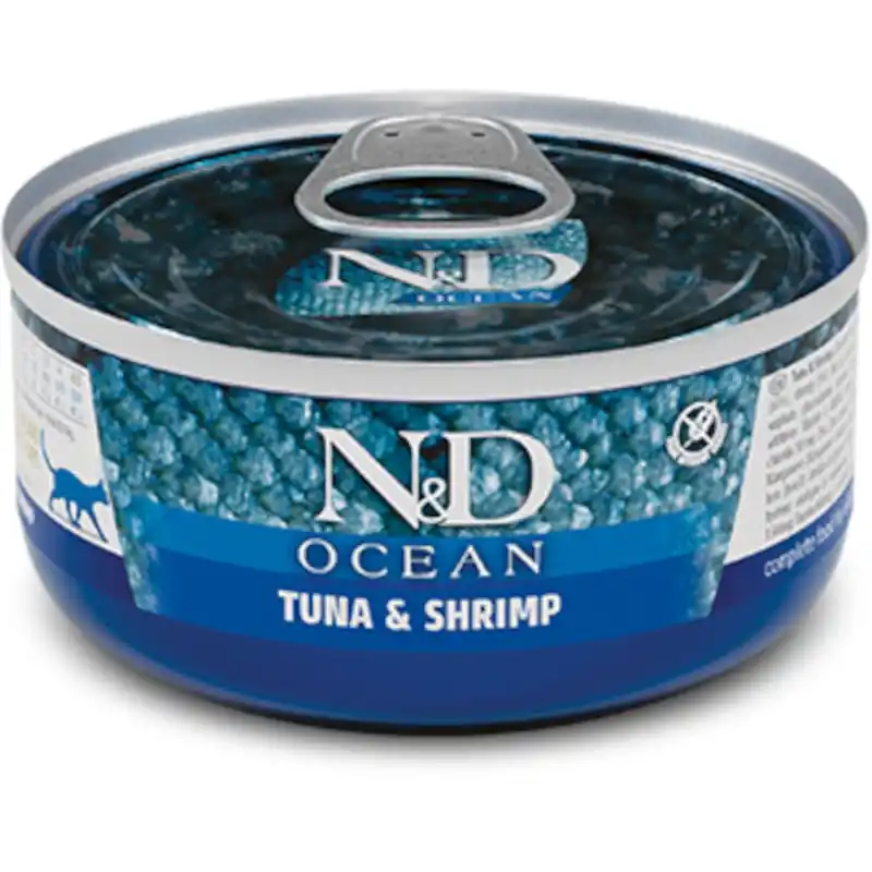 Beperkt Aanbod N&D Ocean Cat Tuna & Shrimp 70 g