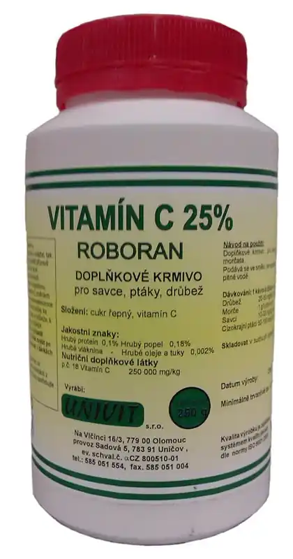 Snelle Levering Vitamin C 25 Roboran plv 250 g