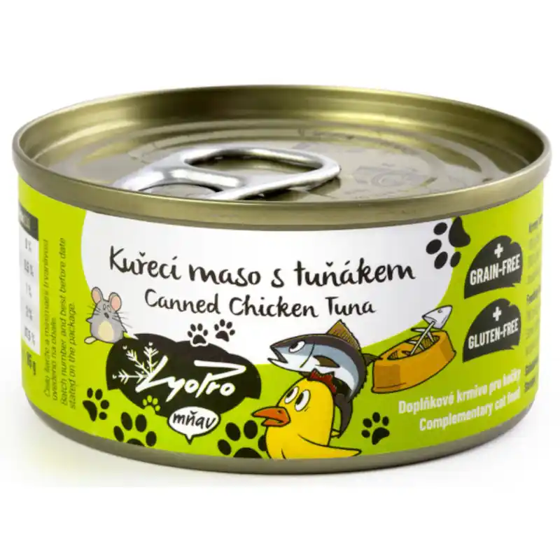 Premium LyoPro mňau Kuřecí maso s tuňákem 85 g