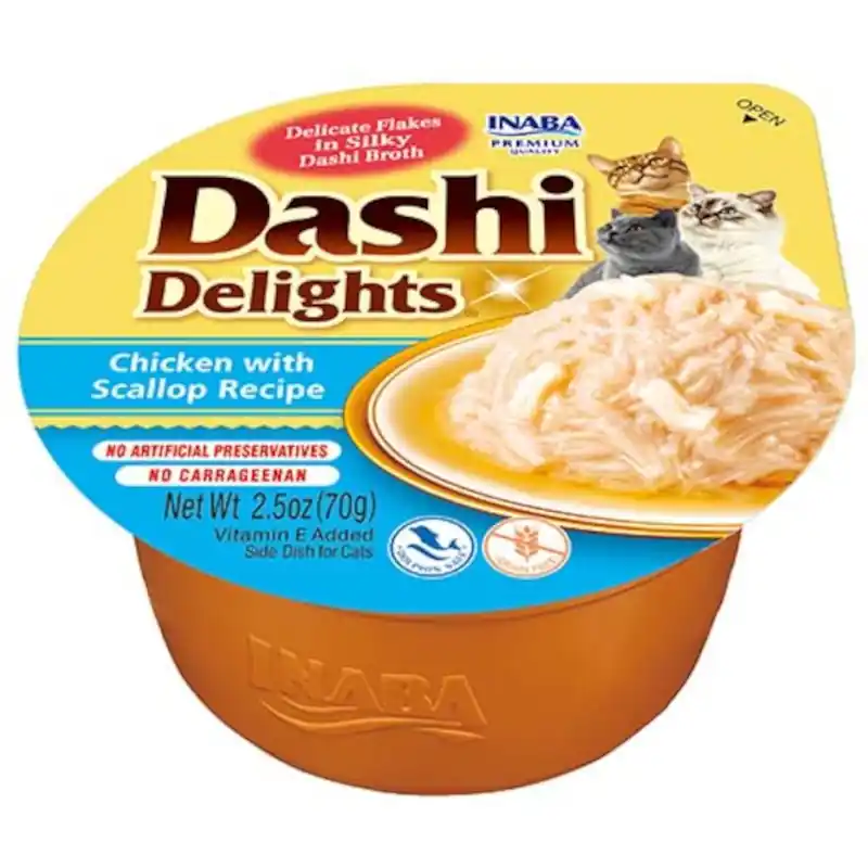 Aanbieding Inaba Dashi Delights kuře a hřebenatka 70 g