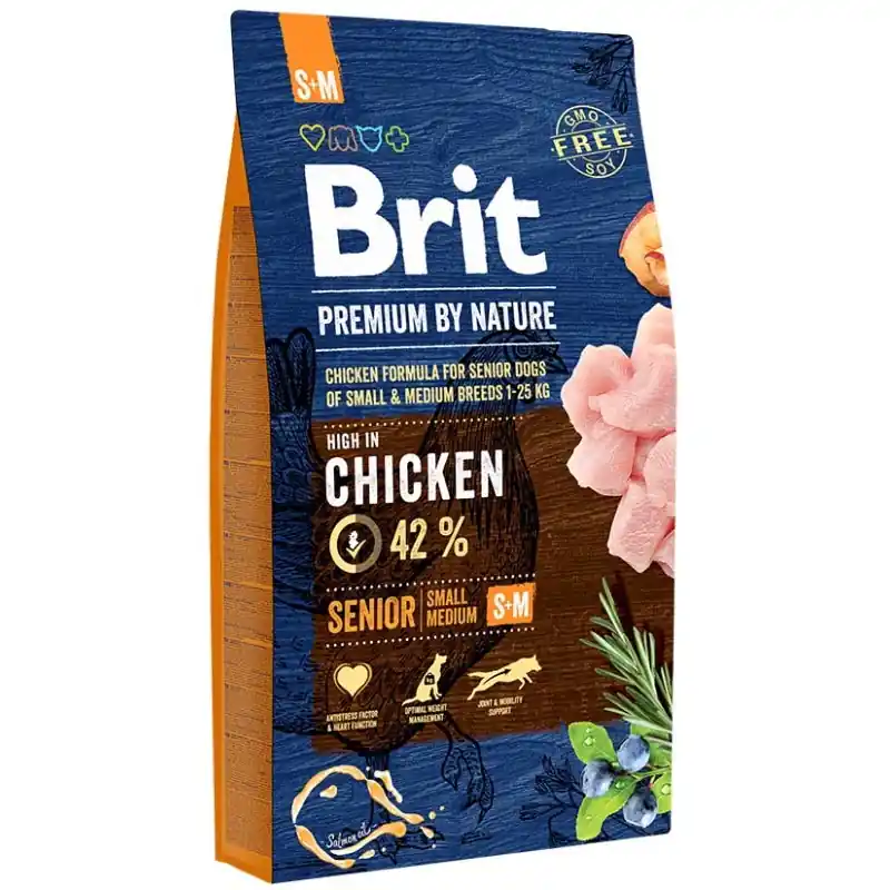 Brit Premium by Nature Senior S + M 8 kg Flitsaanbieding