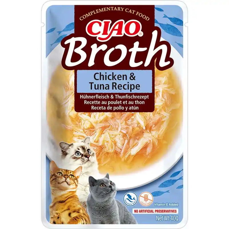 Shop Nu Inaba Ciao kuřecí a tuňákový vývar 40g
