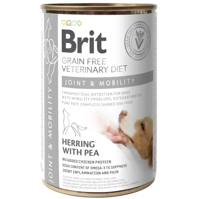 Tijdelijk Beschikbaar Brit GF Veterinary Diets Dog Can Joint & Mobility 400 g