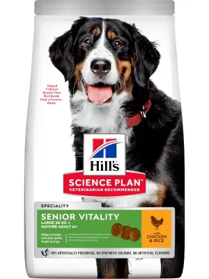 Korting Hill‘s Science Plan Canine Mature Adult 6+ Senior Vitality Large Chicken 14 kg