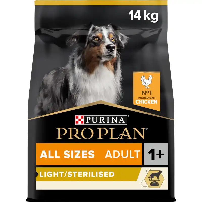 Nu Kopen Pro Plan All Sizes Adult Light/Sterilised kuře 14 kg