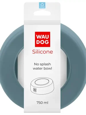 Exclusieve Aanbieding WAUDOG Silicone No Splash miska 0,75 l šedá