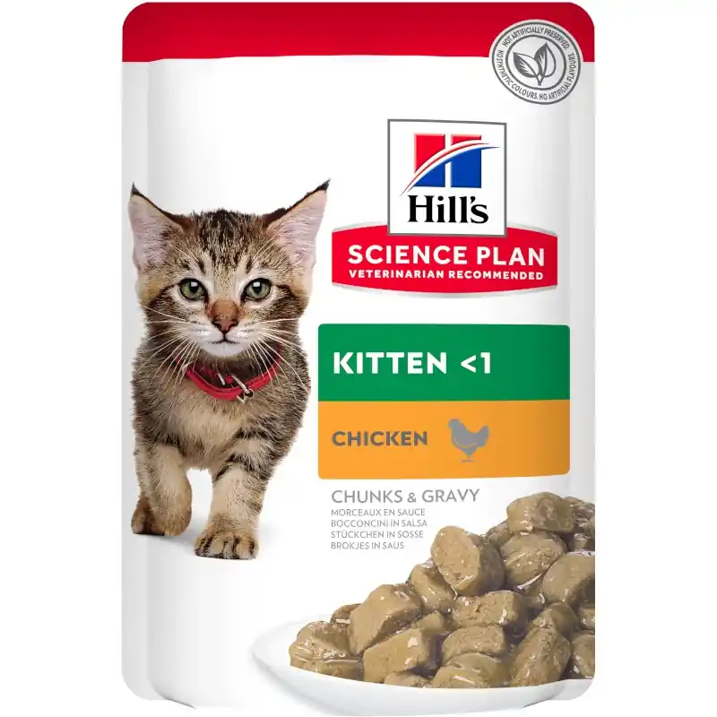 Hill‘s Science Plan Feline Kitten Chicken kapsička 12 x 85 g Lage Prijs