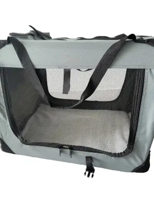 Lage Prijs A.K. transportní box Dogcrate 90x61x65 šedý