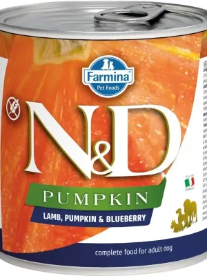 Weekendaanbieding N&D PUMPKIN Dog konz. Lamb, Pumpkin & Blueberry 285 g