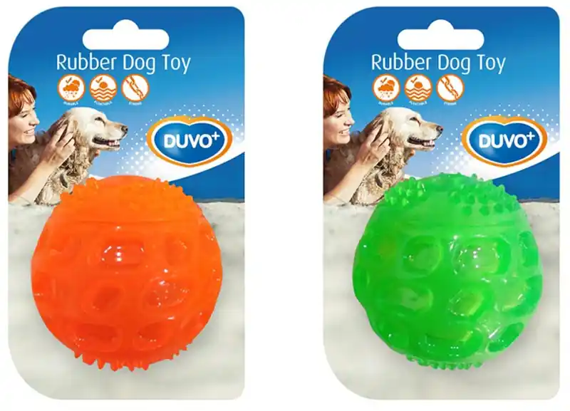 Rechtstreeks Van De Fabrikant Hračka guma Squeky míček 5,5cm Duvo+