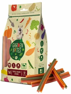 Gecertificeerd Garden Bites Triple Vegan Sticks M 12 ks