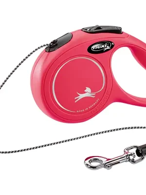 Flexi Classic NEW XS lanko 3 m červené 8 kg Nieuw
