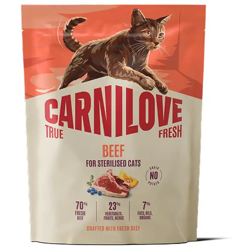 Rechtstreeks Van De Fabrikant Carnilove True Fresh Cat Beef Sterilised 400 g