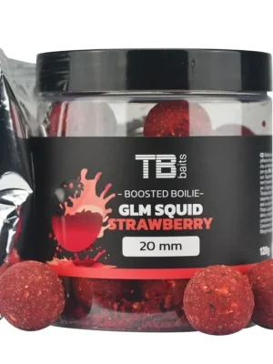 Goedkoop TB Baits Boosted Boilie Squid Strawberry 120 g Átmérő 20 mm