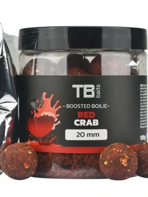 TB Baits Boosted Boilie Red Crab 120 g Átmérő 20 mm Beperkt Aanbod