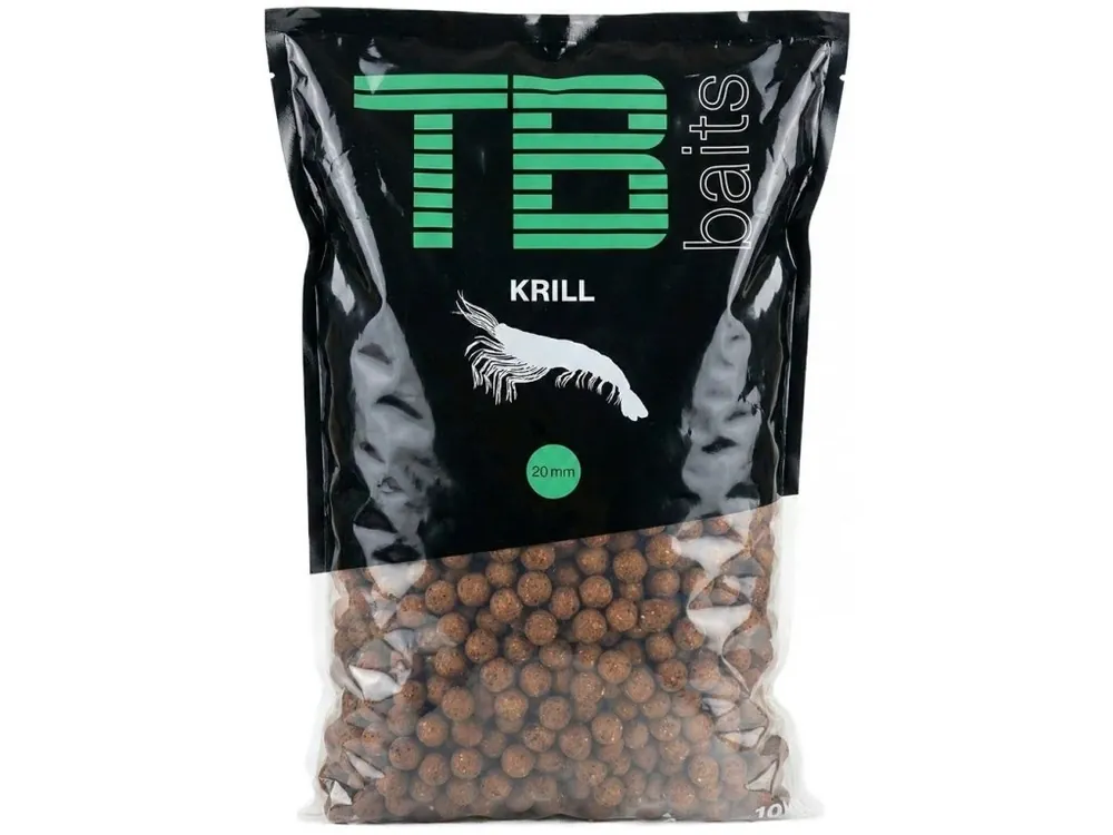 Beperkt Aanbod TB Baits Boilie Krill 10kg Átmérő 20 mm