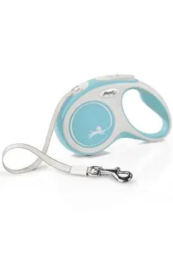 Vodítko FLEXI Comfort S pásek 5m/15kg sv.modrá NEW Nu Kopen