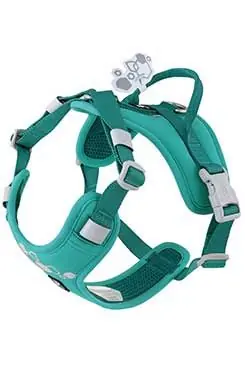 Postroj Hurtta Weekend Warrior II ECO paví zeleň 45-60 Premium