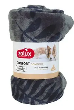 Populair Pelech deka COCOON 150x100cm antracit se vzorem Zolux