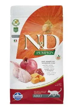 Dagaanbieding N&D GF Pumpkin CAT Quail & Pomegranate 1,5kg