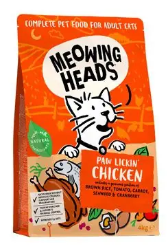 MEOWING HEADS Paw Lickin’ Chicken 4kg Direct Beschikbaar