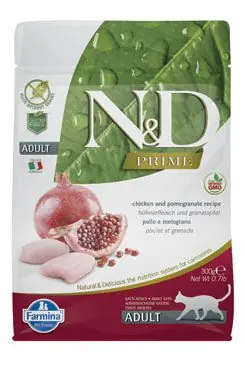 Koop Online N&D GF PRIME CAT Neutered Chicken&Pomegranate 1,5kg