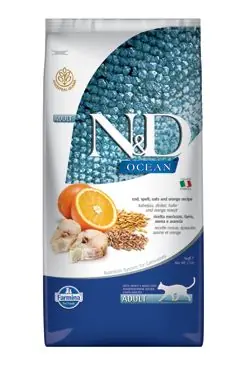N&D OCEAN CAT LG Adult Codfish & Orange 10kg Weekendaanbieding