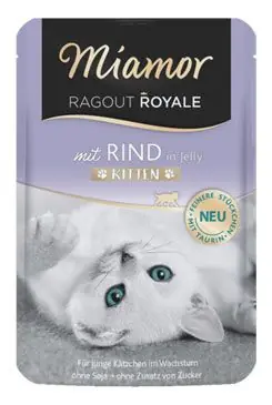 Beste Prijs Miamor Cat Ragout Junior kapsa hovězí v želé 100g