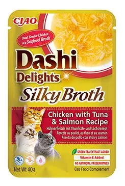 Shop Nu Churu Cat Dashi Delights Silky Broth Chick&Tun&Salm40g