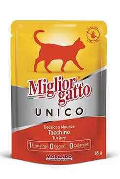 Direct Verzonden Miglior Cane Unico kapsička pro kočky krůtí 85g