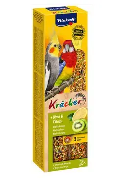 Gratis Retour Vitakraft Bird Kräcker kiwi australina parrot tyč 2ks