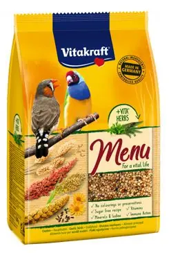 Gecertificeerd Vitakraft Bird krm. Menu exotis complete premium 1kg